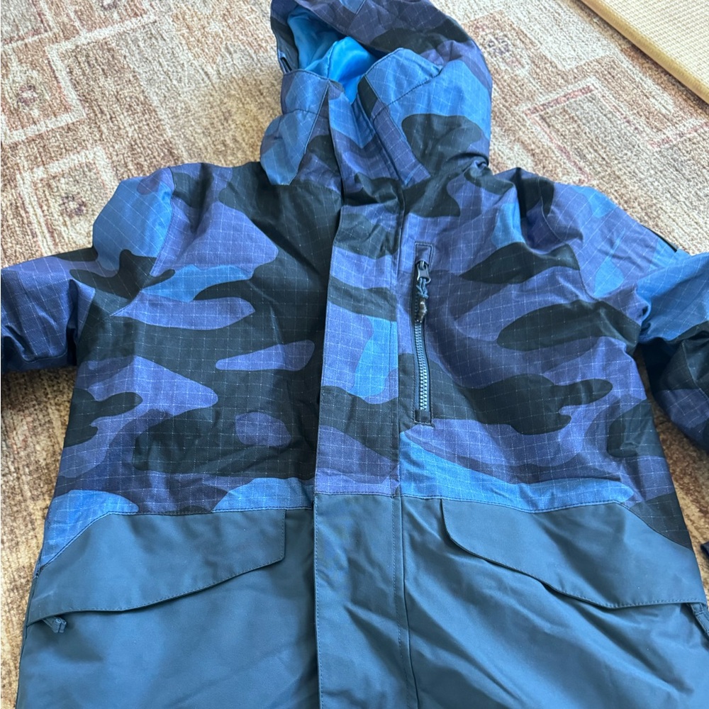 Quiksilver Mission Printed Kids Camo Snowboarding Jacket